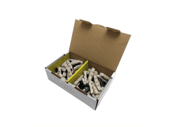 Falkx Plăcuțe De Fr&acirc;nă 70mm Pentru. V-Fr&acirc;nă - Alb (25)