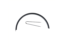 Falkx Rivel Riviera Achterspatbord Incl. Stang - Zwart