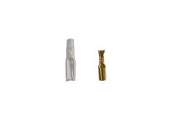 Falkx Stecker F&#252;r. Dynamo/Scheinwerfer -  Gold