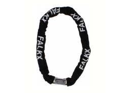 Falkx Street Bloqueio De Corrente 120cm 8mm - Preto