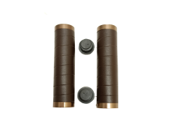 Falkx Tmav&aacute; Browny Gripy 130mm Kůže - Hněd&aacute;