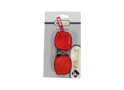 Falkx Universal Farol Traseiro Bateria - Vermelho