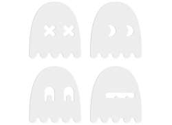 反光 柏林 贴纸 Ghost - 白色