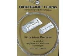 FASI Cablu Interior-Fr&acirc;nă Turbo Inox Glide Butoi Niplu 2050mm