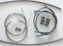 FASI Cablu Schimbător Set Complet Inox Față Și Spate