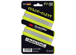 Fasi Color Clett Correa Para Pantal&oacute;n Velcro - Amarillo (2)