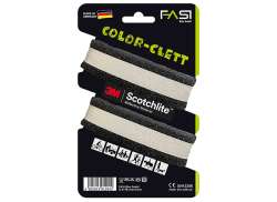 Fasi Color Clett Correia De Cal&ccedil;as Velcro - Preto (2)