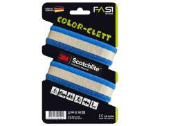 Fasi Color Clett Pasek Do Spodni Rzep Velcro - Niebieski (2)