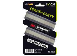 Fasi Color Clett Trouser Strap Velcro - Gray (2)