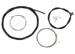 FASI Set Cabluri De Fr&acirc;nă Turbo Plus Bicicletă Cursieră Față Și Spate Negru