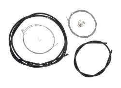 FASI Set Cabluri De Fr&acirc;nă Turbo Plus MTB Față Și Spate Negru
