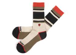 Fasthouse Boardwalk Crew Cykelsokker Creme Creme