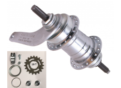 Favorit Brake Hub 36 Hole Complete - Silver