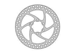 Ferando FBD0010R 6B Brake Disc &#216;140 1.8mm - Silver