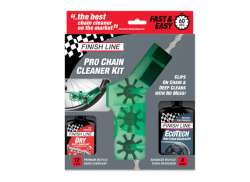 Finish Line Pro Chain Cleaning Agent Kit - Green