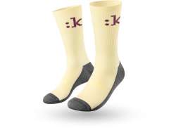 Fizik Off-Road Cykelsockor Kr&auml;mf&auml;rgad/Purpur Creme/Paars