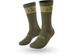 Fizik Off-Road Sykkelsokker Gr&oslash;nn - L 44-47