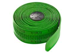 Fizik Styr Tape Superlys Klæbrig 2mm Med Kasketter - Grøn