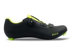 Fizik テンポ Overcurve R5 サイクリングシューズ ブラック/イエロー フルオ - 47