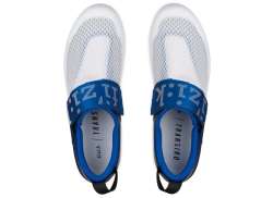 Fizik Transiro Hydra Buty Rowerowe Wit/Metallic Blauw