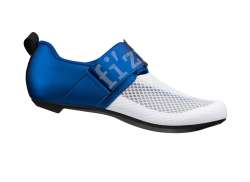 Fizik Transiro Hydra Buty Rowerowe Wit/Metallic Blauw