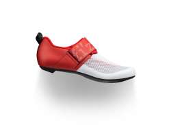 Fizik Transiro Hydra Scarpe Ciclismo Bianco/Metallico Rosso - 37,5