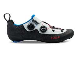 Fizik Transiro Infinito R1 Knit 자전거 신발 블랙/화이트