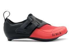 Fizik Transiro Powerstrap R4 骑行鞋 黑色/红色 - 47