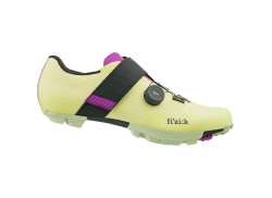 Fizik Vento Ferox Carbone Scarpe Ciclismo Lime/Viola - 43