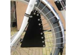 Front Wheel Spoke Protector for Child Saddle on Frame Tube