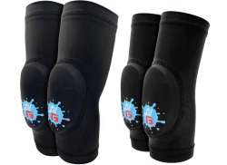 G-Form LilG Knee/Elbow Protectors Black/Blue - S/M
