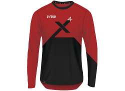 G-Form Pro-X4 Lang Shirt R&oslash;d/Sort - M