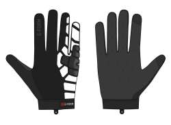 G-Form Runde Handschuhe Lang Winter Schwarz/Wei&szlig;