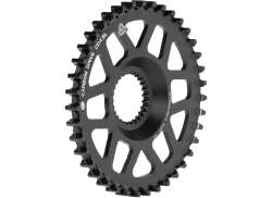 Gates CDX 자전거 체인휠 39T For. Pinion Super 라이트 - 블랙