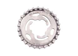 Gates CDX Pignone Posteriore 28T Per. Shimano Nexus 5 - Argento