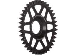 Gates CDX Prato De Bicicleta 39T Para. Fin Line Pinion - Preto