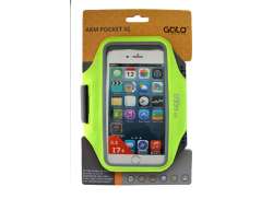Gato Arm Pocket XL Telefon Armbånd - Neon Gul