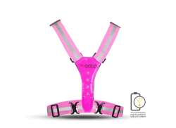 Gato Led USB Sport Vest Hot Růžová - One Velikost