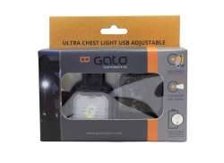 Gato Ultra Chest Light USB Verstelbaar Zwart - One Size