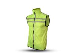 Gato Windbreaker Mesh Vest Neon Yellow - S