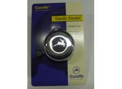 Gazelle Bicycle Bell Steel - Chrome