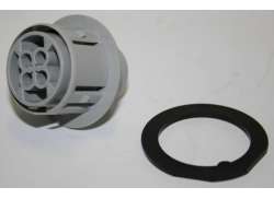 Gazelle Conector Para Batería Portabicicletas Innergy + Soft & Cerradura Ring