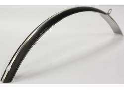 Gazelle Front Mudguard 28\" C-Lite 45mm -Black/Silver