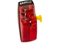 Gazelle Sp&aelig;nder SPX-B Baglys LED - Sort/R&oslash;d