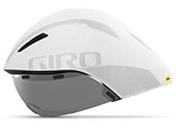 Giro Aerohead Rower Szosowy Kask MIPS Bialy/Srebrny