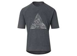 Giro Arc T-Shirt Ss (Kr&oacute;tki Rekaw) Mezczyzni Charcoal Topo