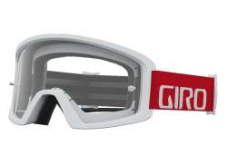 Giro Blok Crossbrille Amber/Clear - Trim Rot