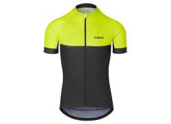 Giro Chrono Fahrradtrikot Kä Herren Citron/Schwarz - XL