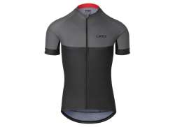 Giro Chrono Fahrradtrikot Kä Herren Schwarz/Grau - M