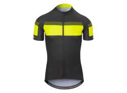 Giro Chrono Sport Camisola De Ciclismo Ss (Manga Curta) Homens Preto/Amarelo Sprint  2XL